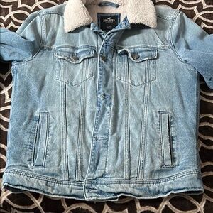 Hollister Sherpa Lined Epic Flex Jacket Size Medium